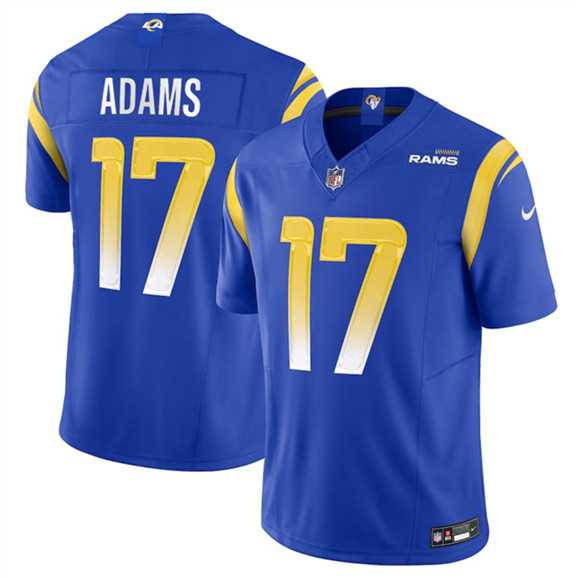 Men & Women & Youth Los Angeles Rams #17 Davante Adams Blue 2024 F.U.S.E. Vapor Untouchable Limited Stitched Jersey->los angeles rams->NFL Jersey